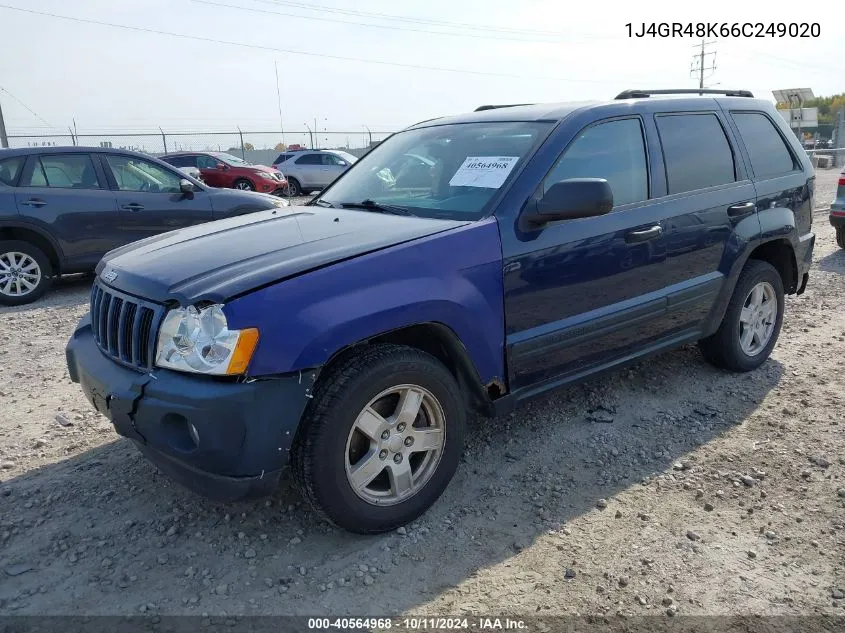 2006 Jeep Grand Cherokee Laredo/Columbia/Freedom VIN: 1J4GR48K66C249020 Lot: 40564968