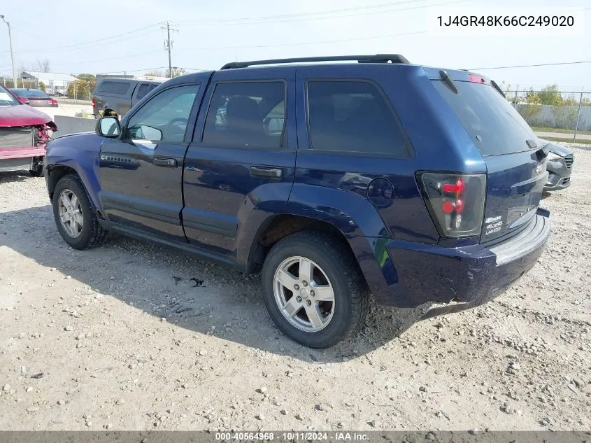 2006 Jeep Grand Cherokee Laredo/Columbia/Freedom VIN: 1J4GR48K66C249020 Lot: 40564968