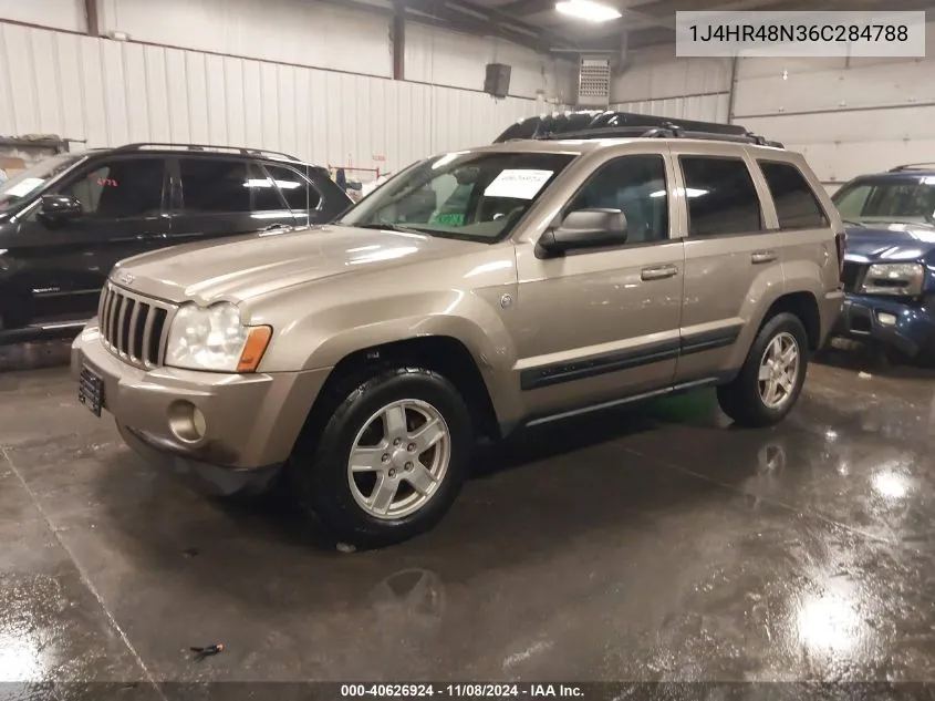 2006 Jeep Grand Cherokee Laredo VIN: 1J4HR48N36C284788 Lot: 40626924