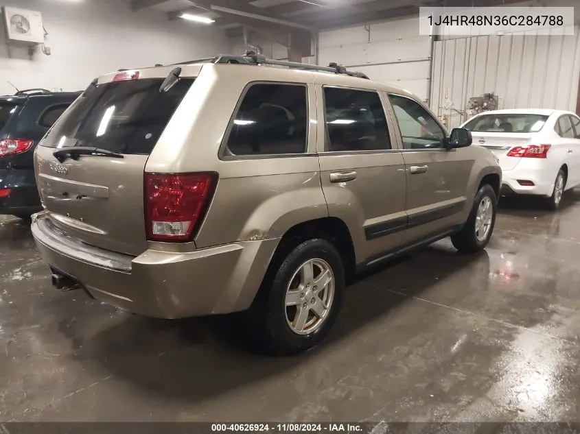 2006 Jeep Grand Cherokee Laredo VIN: 1J4HR48N36C284788 Lot: 40626924