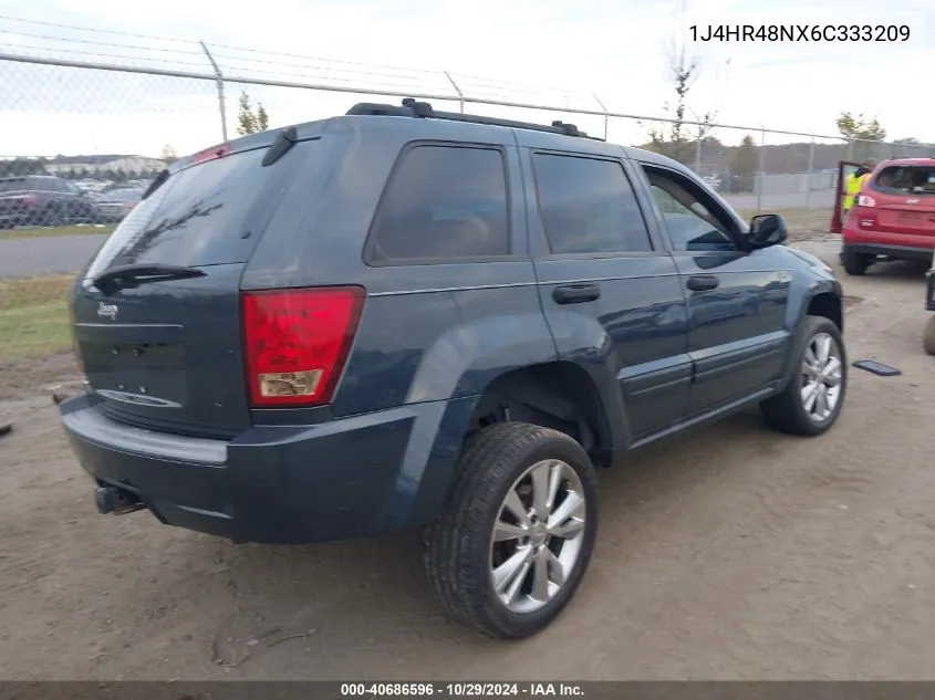 2006 Jeep Grand Cherokee Laredo VIN: 1J4HR48NX6C333209 Lot: 40686596