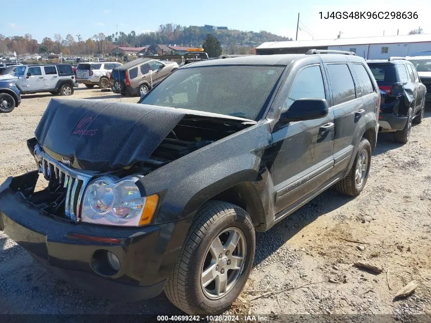 2006 Jeep Grand Cherokee Laredo VIN: 1J4GS48K96C298636 Lot: 40699242