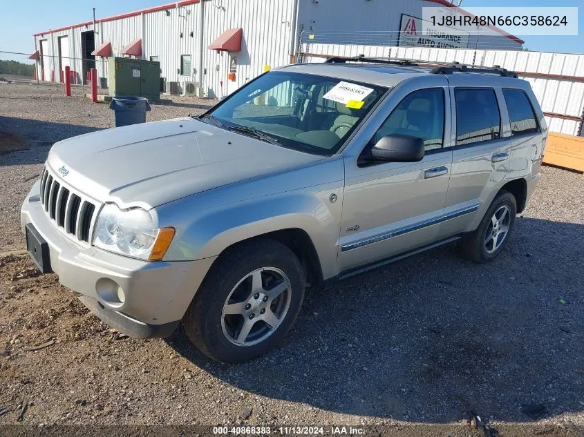 2006 Jeep Grand Cherokee Laredo VIN: 1J8HR48N66C358624 Lot: 40868383