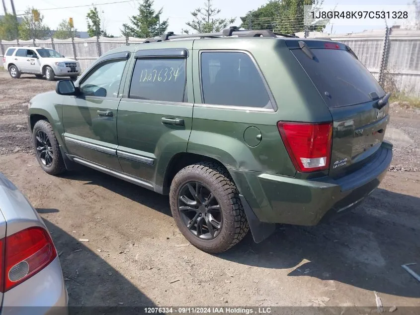 1J8GR48K97C531328 2007 Jeep Grand Cherokee