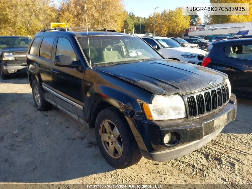 2007 Jeep Grand Cherokee Laredo/Columbia/Freedom VIN: 1J8GR48K27C587935 Lot: 12131775