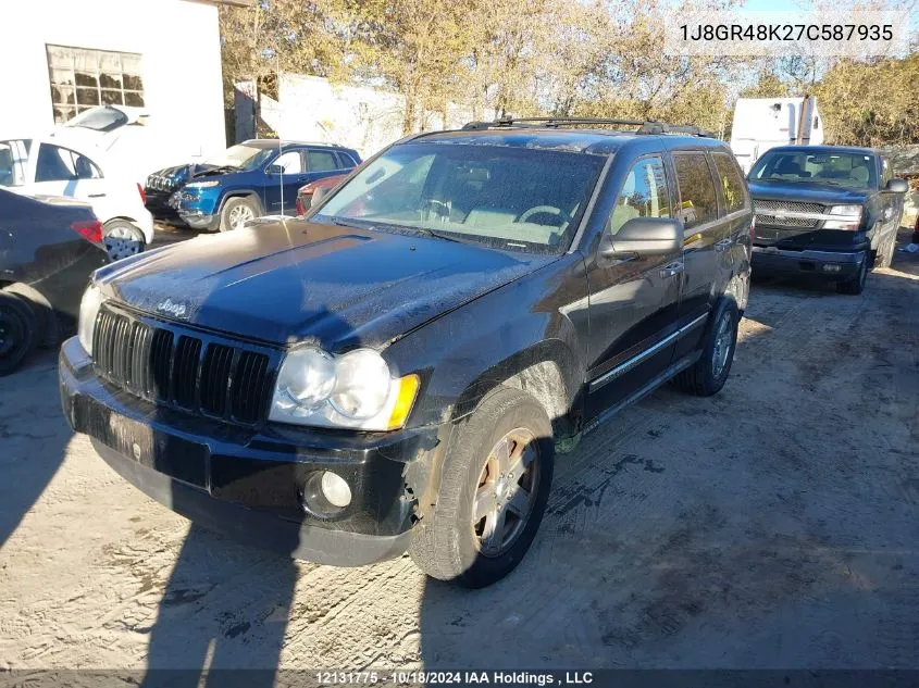 2007 Jeep Grand Cherokee Laredo/Columbia/Freedom VIN: 1J8GR48K27C587935 Lot: 12131775