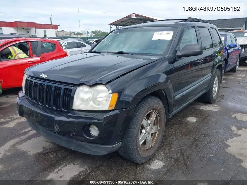 1J8GR48K97C505182 2007 Jeep Grand Cherokee Laredo