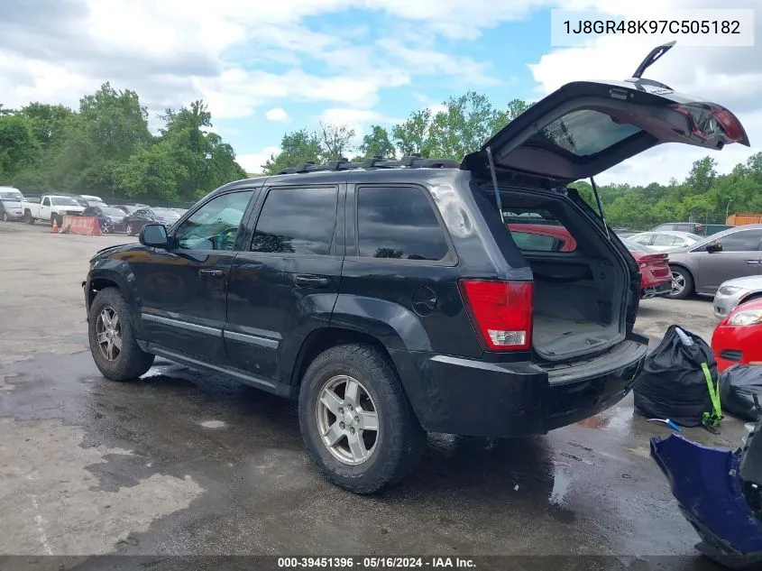 1J8GR48K97C505182 2007 Jeep Grand Cherokee Laredo