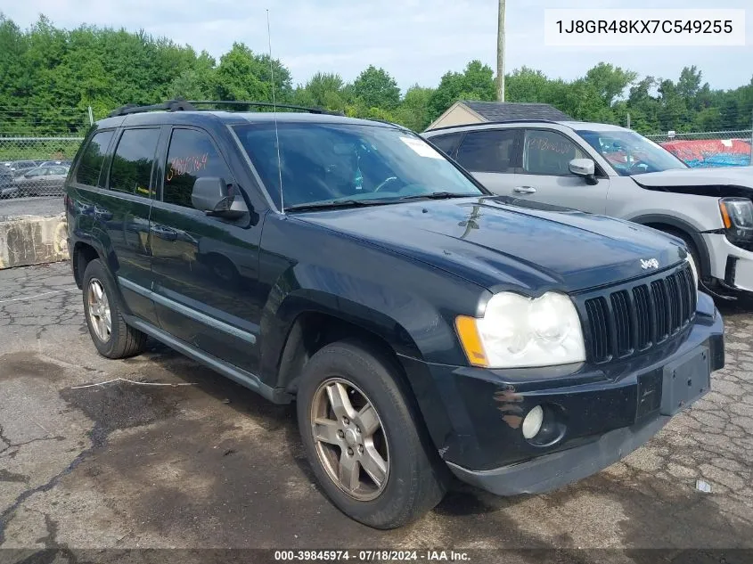 1J8GR48KX7C549255 2007 Jeep Grand Cherokee Laredo