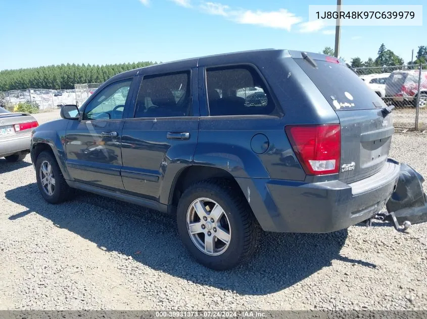 2007 Jeep Grand Cherokee Laredo VIN: 1J8GR48K97C639979 Lot: 39931373