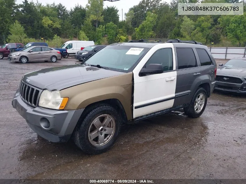 1J8GR48K37C606783 2007 Jeep Grand Cherokee Laredo