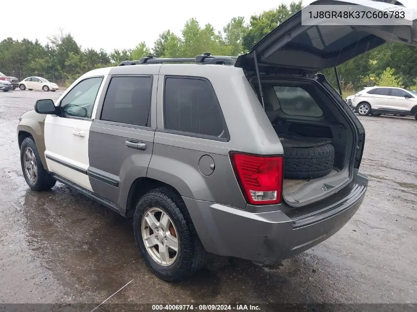 2007 Jeep Grand Cherokee Laredo VIN: 1J8GR48K37C606783 Lot: 40069774