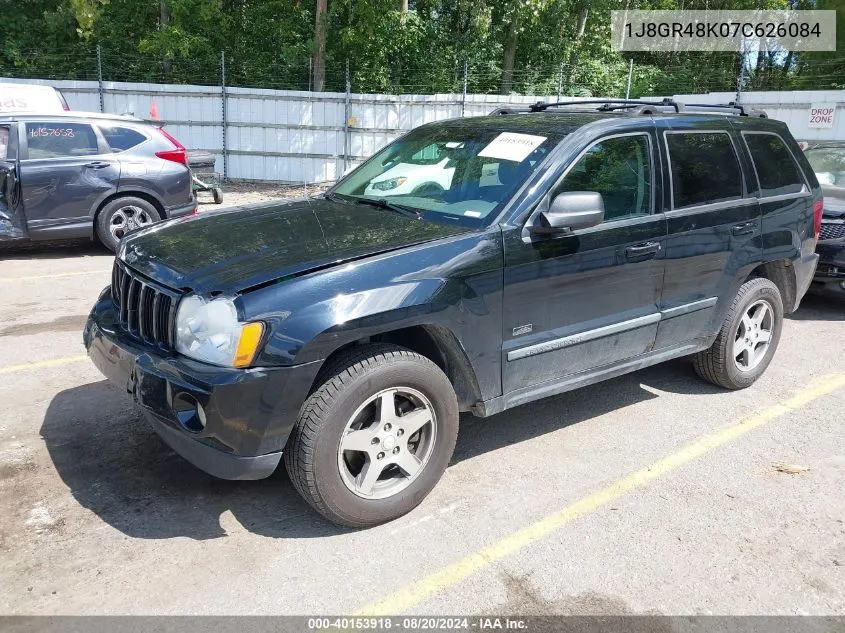 1J8GR48K07C626084 2007 Jeep Grand Cherokee Laredo