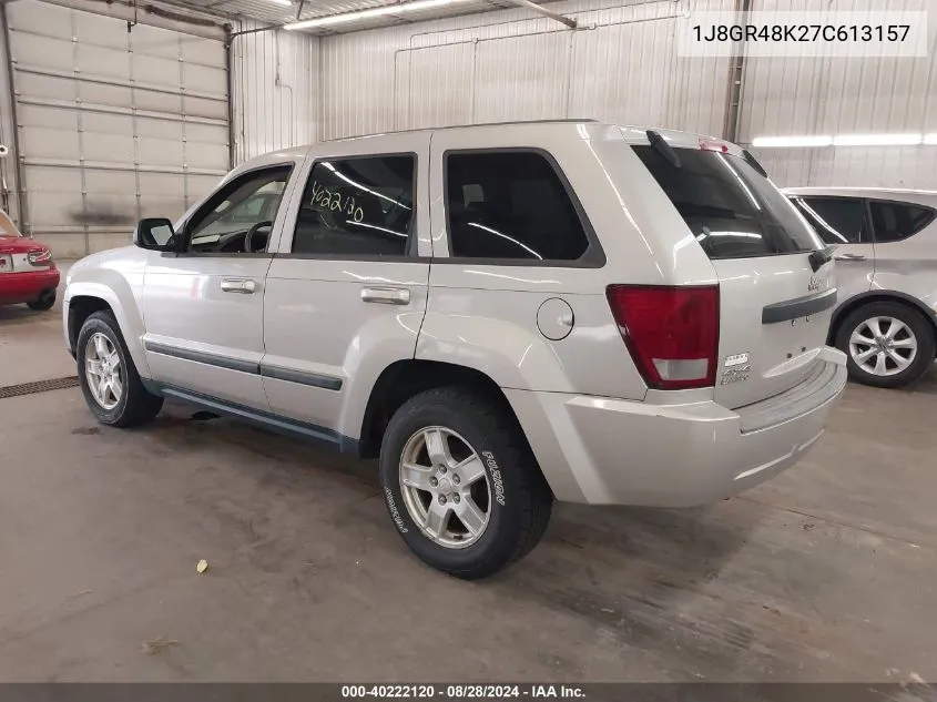 1J8GR48K27C613157 2007 Jeep Grand Cherokee Laredo