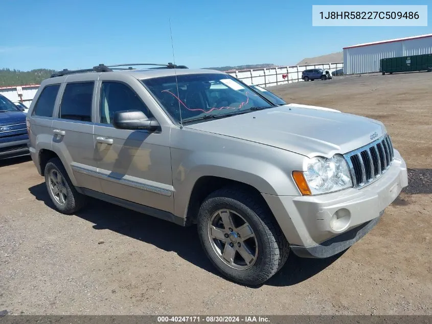 1J8HR58227C509486 2007 Jeep Grand Cherokee Limited