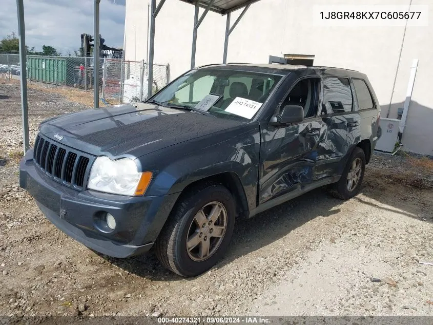 2007 Jeep Grand Cherokee Laredo VIN: 1J8GR48KX7C605677 Lot: 40274321