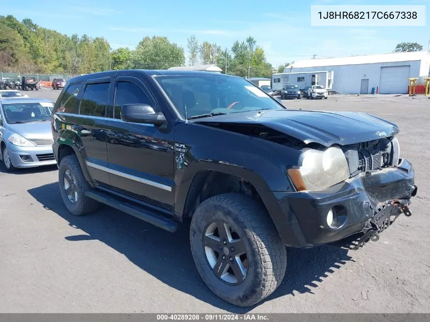 2007 Jeep Grand Cherokee Overland VIN: 1J8HR68217C667338 Lot: 40289208