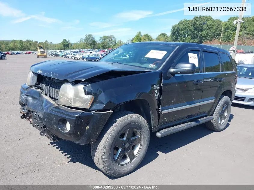 1J8HR68217C667338 2007 Jeep Grand Cherokee Overland