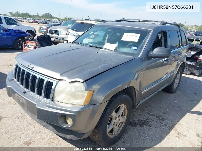 1J8HR58N57C662311 2007 Jeep Grand Cherokee Limited