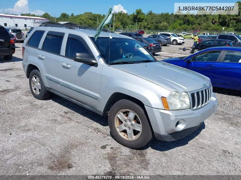 2007 Jeep Grand Cherokee Laredo VIN: 1J8GR48K77C544207 Lot: 40379270