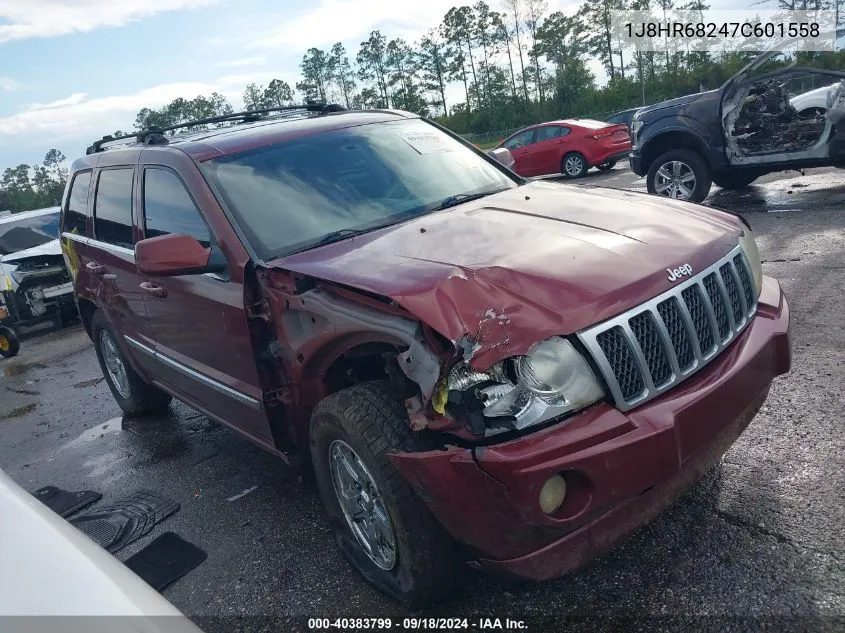 2007 Jeep Grand Cherokee Overland VIN: 1J8HR68247C601558 Lot: 40383799