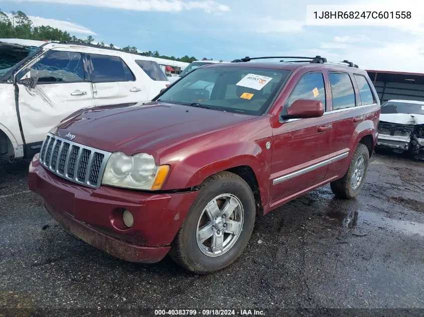 1J8HR68247C601558 2007 Jeep Grand Cherokee Overland