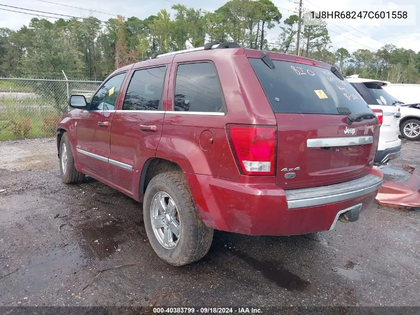 1J8HR68247C601558 2007 Jeep Grand Cherokee Overland