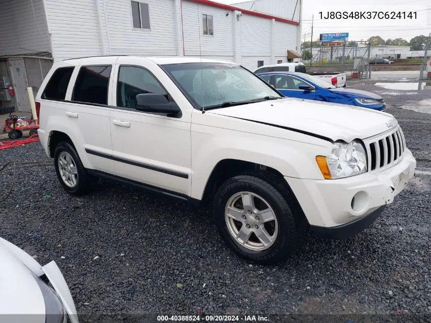 1J8GS48K37C624141 2007 Jeep Grand Cherokee Laredo