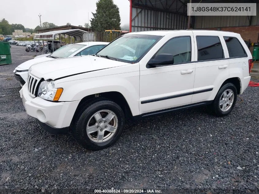 1J8GS48K37C624141 2007 Jeep Grand Cherokee Laredo