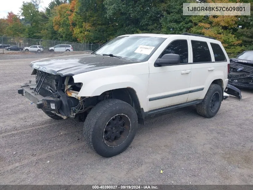 2007 Jeep Grand Cherokee Laredo VIN: 1J8GR48K57C609801 Lot: 40390027