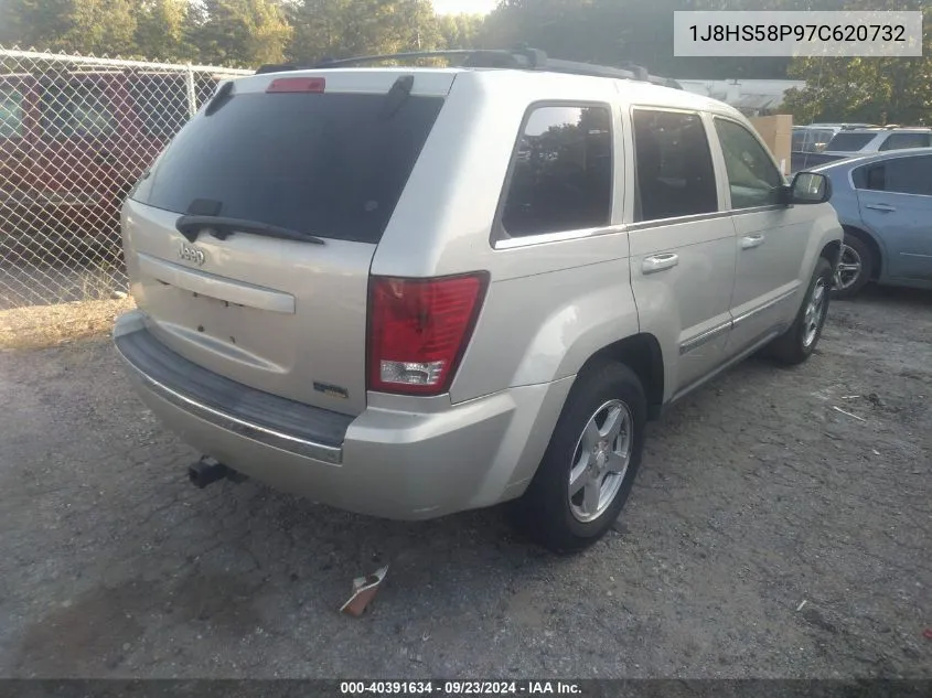 2007 Jeep Grand Cherokee Limited VIN: 1J8HS58P97C620732 Lot: 40853497