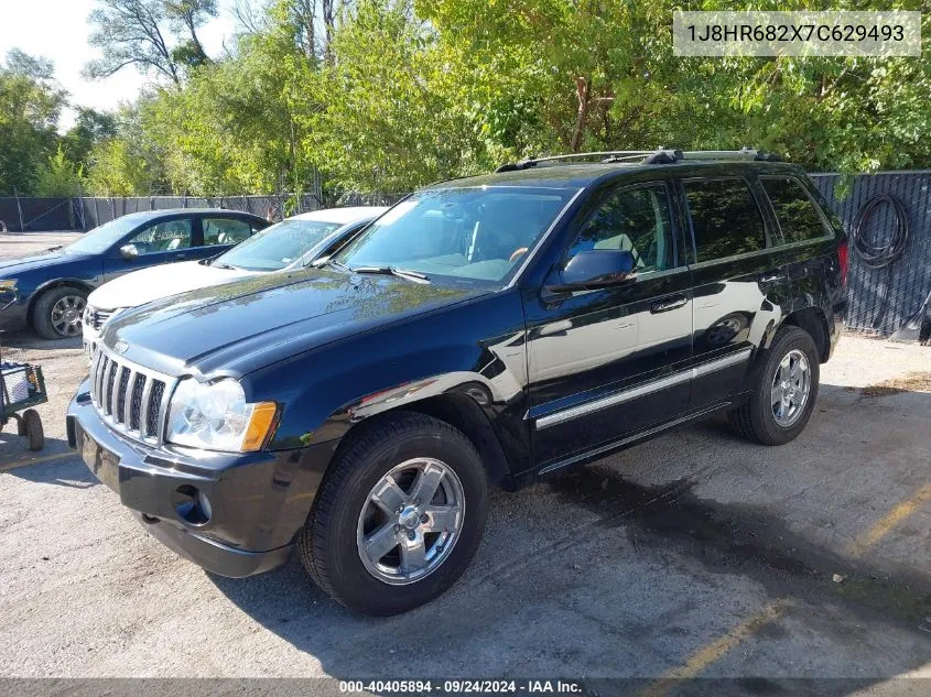 2007 Jeep Grand Cherokee Overland VIN: 1J8HR682X7C629493 Lot: 40405894