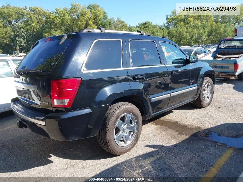 2007 Jeep Grand Cherokee Overland VIN: 1J8HR682X7C629493 Lot: 40405894