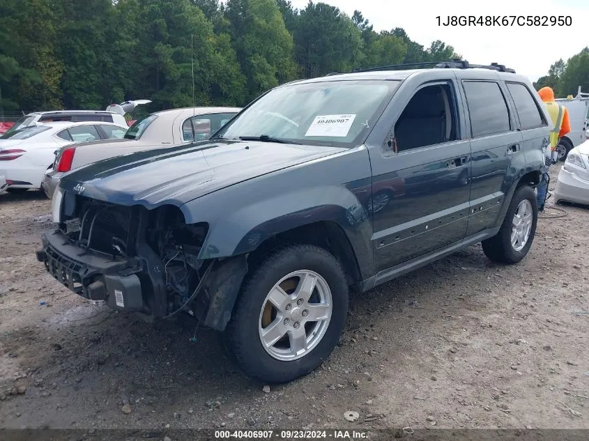 1J8GR48K67C582950 2007 Jeep Grand Cherokee Laredo