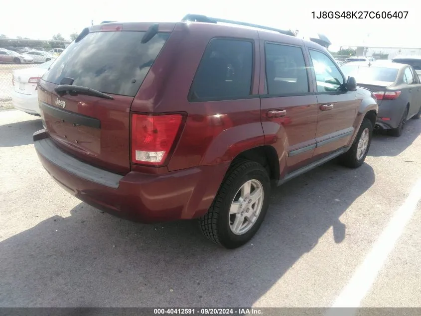 1J8GS48K27C606407 2007 Jeep Grand Cherokee Laredo