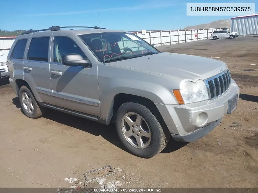 1J8HR58N57C539575 2007 Jeep Grand Cherokee Limited