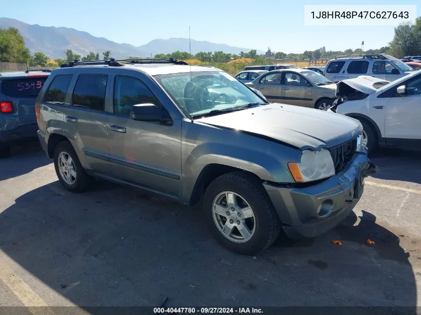 1J8HR48P47C627643 2007 Jeep Grand Cherokee Laredo