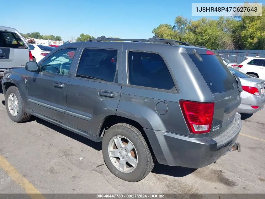 1J8HR48P47C627643 2007 Jeep Grand Cherokee Laredo