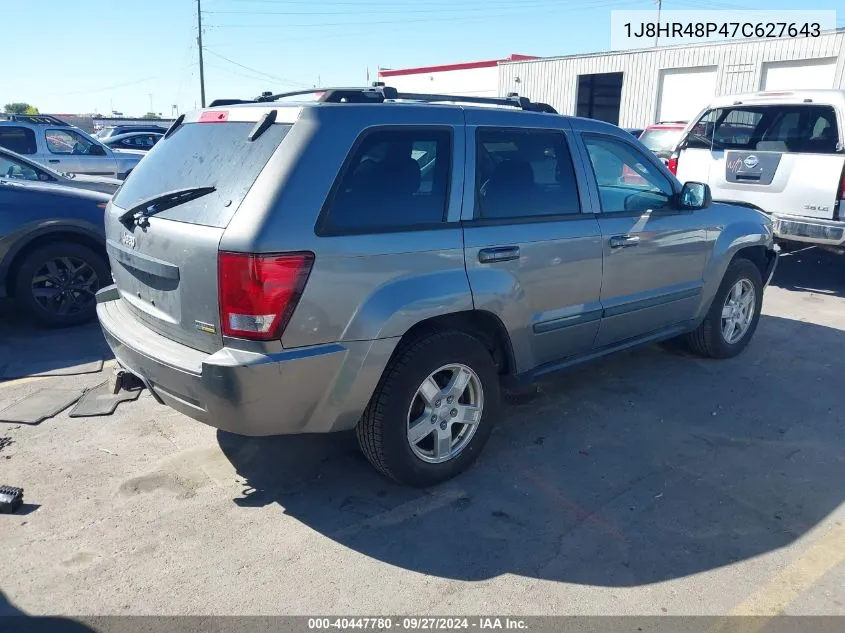 1J8HR48P47C627643 2007 Jeep Grand Cherokee Laredo