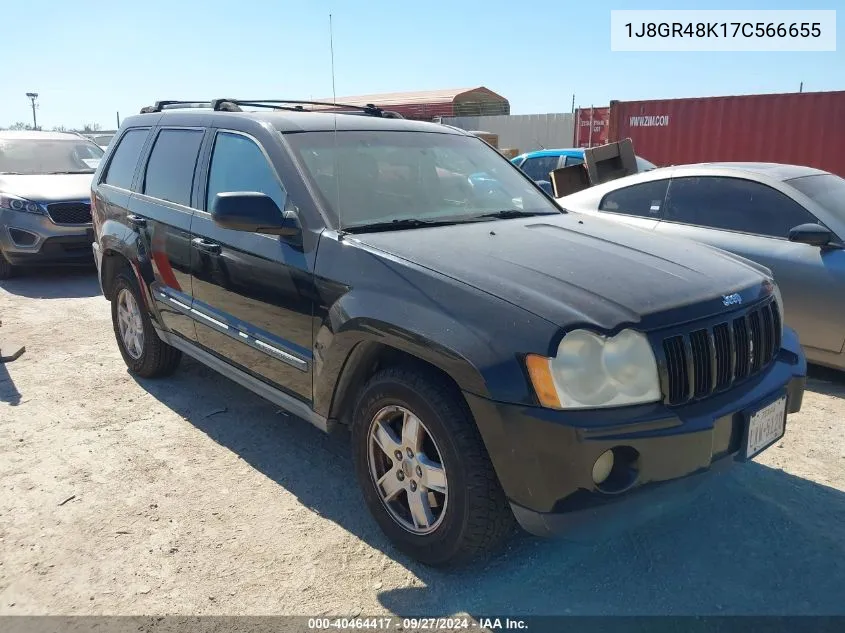 1J8GR48K17C566655 2007 Jeep Grand Cherokee Laredo