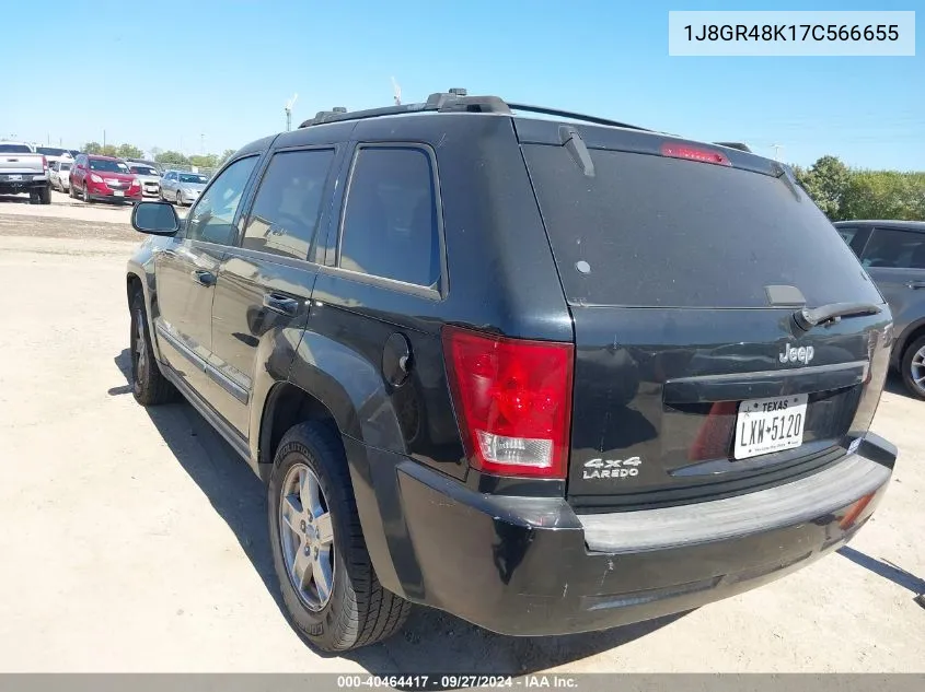 1J8GR48K17C566655 2007 Jeep Grand Cherokee Laredo