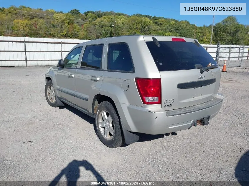 1J8GR48K97C623880 2007 Jeep Grand Cherokee Laredo