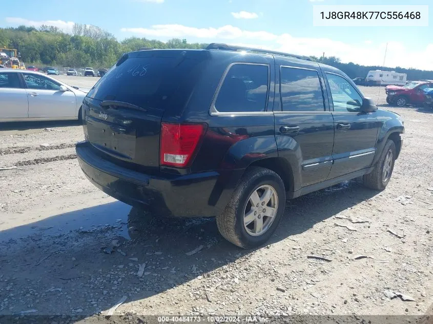 1J8GR48K77C556468 2007 Jeep Grand Cherokee Laredo