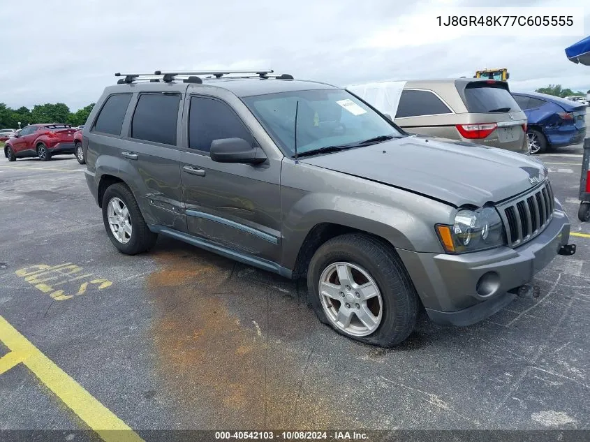 2007 Jeep Grand Cherokee Laredo/Columbia/Freedom VIN: 1J8GR48K77C605555 Lot: 40542103