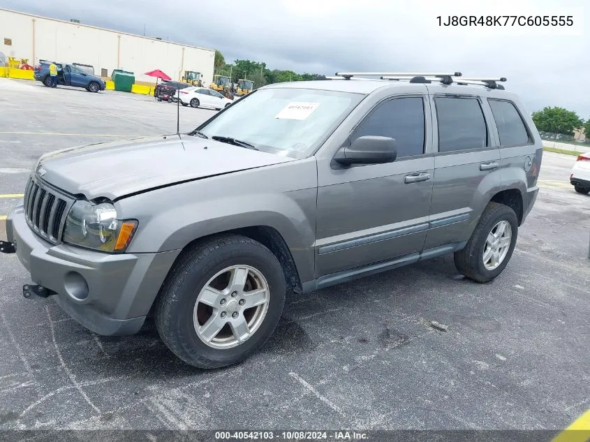 2007 Jeep Grand Cherokee Laredo/Columbia/Freedom VIN: 1J8GR48K77C605555 Lot: 40542103