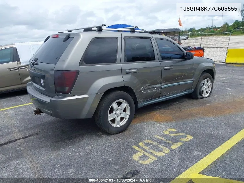 2007 Jeep Grand Cherokee Laredo/Columbia/Freedom VIN: 1J8GR48K77C605555 Lot: 40542103