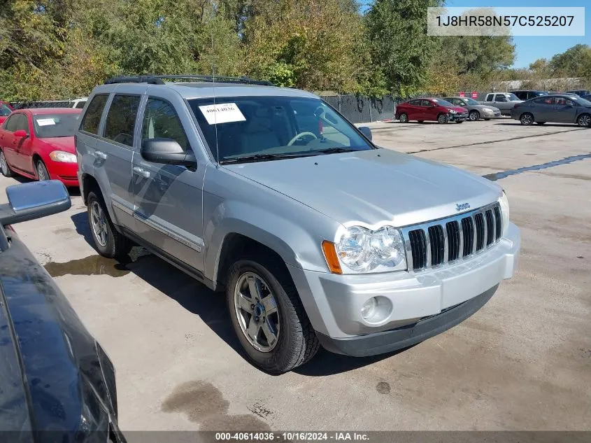 1J8HR58N57C525207 2007 Jeep Grand Cherokee Limited