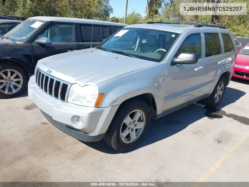 2007 Jeep Grand Cherokee Limited VIN: 1J8HR58N57C525207 Lot: 40614036