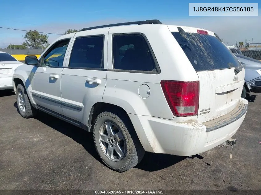 2007 Jeep Grand Cherokee Laredo VIN: 1J8GR48K47C556105 Lot: 40620945