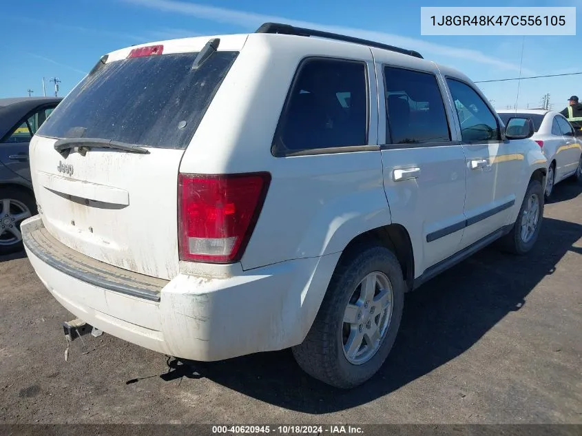 2007 Jeep Grand Cherokee Laredo VIN: 1J8GR48K47C556105 Lot: 40620945